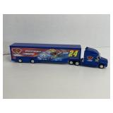 Jeff Gordon nascar 1/64 Scale Car Hauler Truck