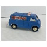 Vintage Tootise Toy Police Van *Metal