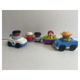 Fisher Price Little People Figures and Cars