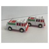 Lot of 2 Buddy L Fire Trucks *Metal*