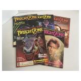 5 Vintage 1980s Twilight Zone Magazines
