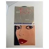 Lot of 2 Diana Ross 45 rpm Picture Sleeve Records