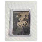 Antique Late 1800s Group Tin Type Photo