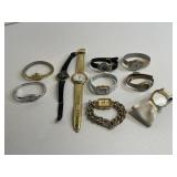 Lot of 10 Vintage Ladies Wrist Watches