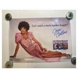 Vintage Joan Colins VHS Movie Advertisement Poster