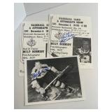 Original 1960s Milt Schmidt Hockey Autographs Lot