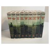 Lot of 9 War In Vietnam Documentary VHS Tapes