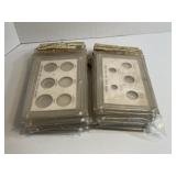 Lot of 14 Vintage Coin Holders *New