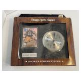 Vintage Jerome Bettis Card Clock Wall Hanger