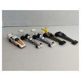 Lot of 5 Hot Wheels Dragster race car