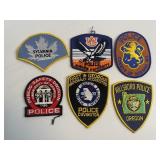 Vintage 6 Police/Sheriff Patches