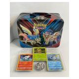 Pokemon Cards In Metal Pokemon Lunch Box