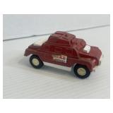 Tootsie Toy Armored Police Truck *Red Metal*