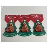 3 Vintage Hallmark Barbie Pins *New