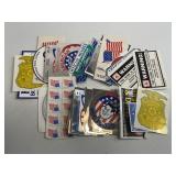 Lot of Vintage Car and Bumper Stickers