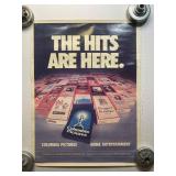 1980s Movie Store VHS Advertisement Poster *Origin