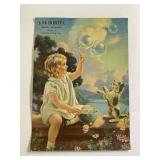 1950s J.M. Bartel Grocery Store Advertising Poster