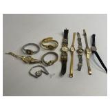 Lot of 10 Vintage Ladies Wrist Watches