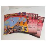 6 Animation / Movie Magazines