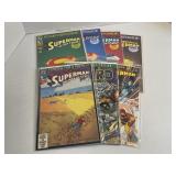 Lot of 6 ï¿½Superman Super Heroï¿½ Comic Books