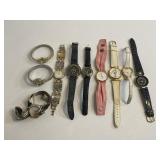 Lot of 10 Vintage Ladies Wrist Watches