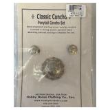 NOS CLASSIC CONCHO PONYTAIL  SET BY HOBBYHORSE