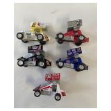 5 -  1/64" DIE CAST SPRINT CARS