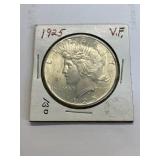 1925 PEACE SILVER DOLLAR
