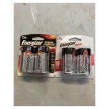 4 "D" batteries