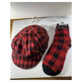HAT & SOCKS (RED&BLACK)
