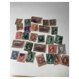 OLD STAMPS 1 CENT - 10 CENT POSTMARKED