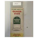 1964 QUAKER STATE OHIO MAP