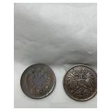 1860A -MINTED IN VIENNA, AUSTRIA; 1894 AUSTRIA