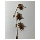 3 STICK PIN REINDEER