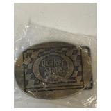 DEALER QUAKER STATE BELT BUCKLE