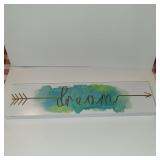 "DREAM" WALL ART SIGN