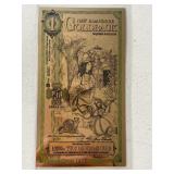 New Hampshire 1/1000 Ounce Gold Back