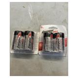 4 "D" batteries