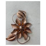 Truart Flower Brooch Marked Sterling