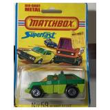 MATCHBOX #59 PLANET SCOUT 1975 ENGLAND SEALER GRN