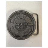 QUAKER STATE MOTOR OIL DEALER BELT BUCKLE