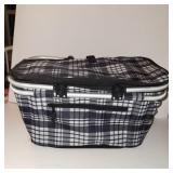 INSULATED COLLAPSIBLE ZIP CASSEROLE/FOOD CARRIER