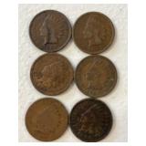 6 Indians Cents