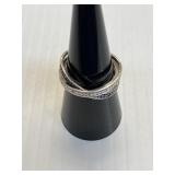 Silver Ring marked 925 Size 6 3/4