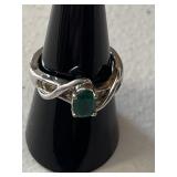 Silver ring marked 925