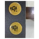 2- CULTURE CLUB VINATGE LAPEL PINS BUY GEORGE