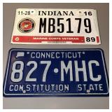 OHIO & MICHIGAN LICENSE PLATES