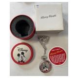 Disney Mickey Mouse Pocket Watch NEW