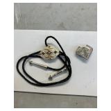 Bolo neck tie bands and 1 rope