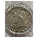 1924P PEACE SILVER DOLLAR